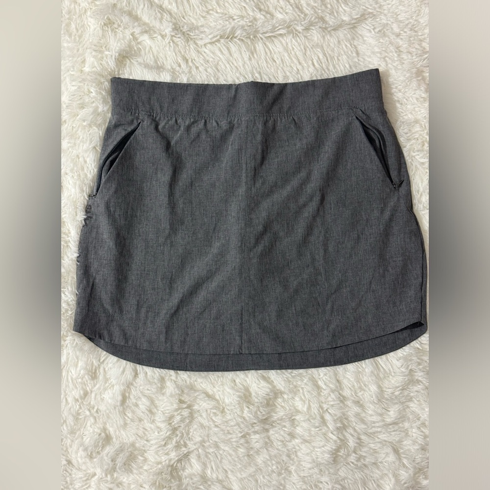 Freely Gray Athleisure Athletic Tennis Running Golf Skort Pockets Size L Large